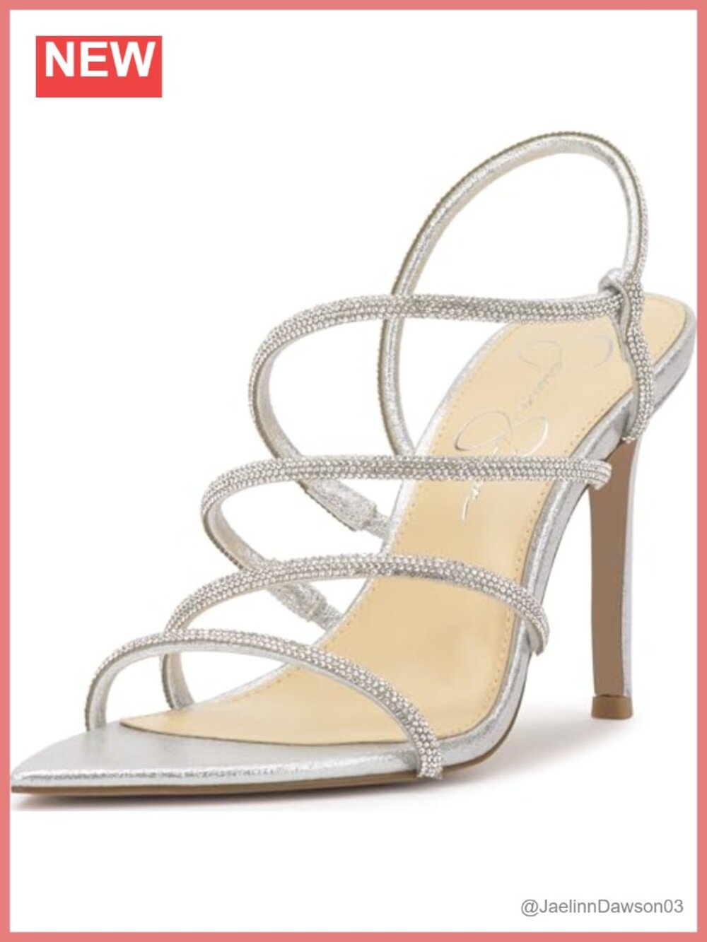 Jessica Simpson Vioreena Stiletto Heel Pump with Ankle Strap
